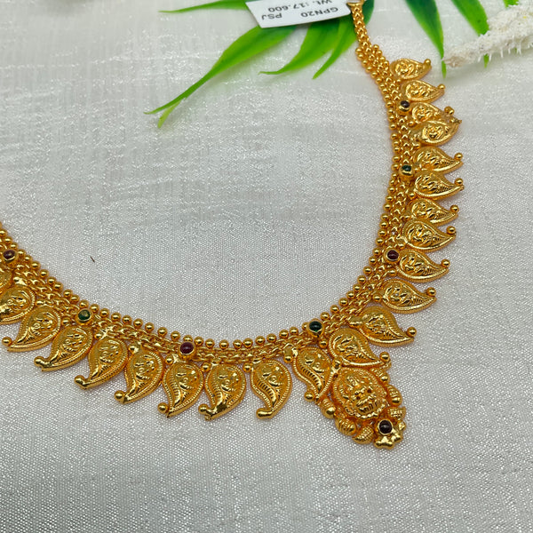 Silver Gold Polish Necklace GPN20