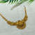 Silver Gold Polished Necklace GPN380