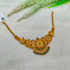 Silver Gold Polish Necklace GPN443