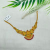 Silver Gold Polished Necklace GPN409