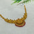 Silver Gold Polish Necklace ಜGPN374