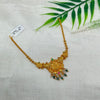 Silver Gold Polished Necklace GPN81