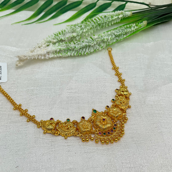 Silver Gold Polish Necklace GPN32