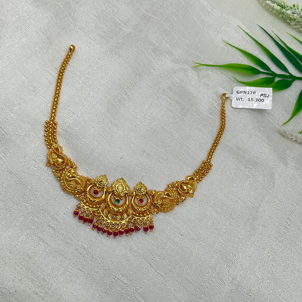 Silver Gold Polish Necklace GPN178