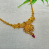 Silver Gold Polished Necklace GPN158