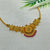 Silver Gold Polished Necklace GPN398