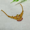 Silver Gold Polish Necklace GPN405