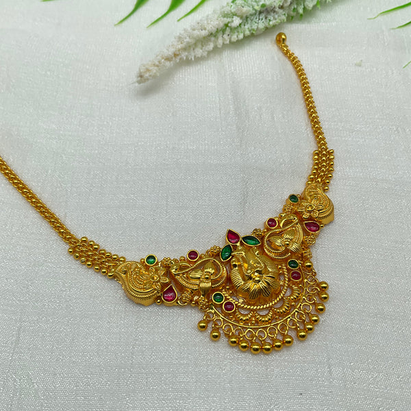 Silver Gold Polis Necklace GPN266