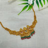 Silver Gold Polished Necklace GPN131