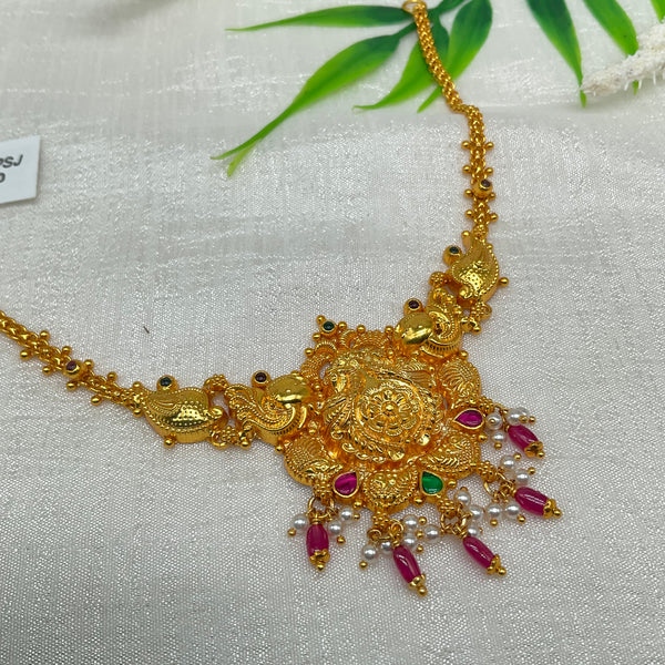 Silver Gold Polish Necklace GPN65