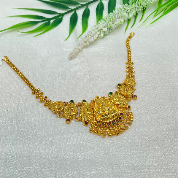 Silver Gold Polish Necklace GPN268