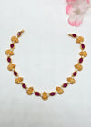 Silver Laxmi Stone Necklace