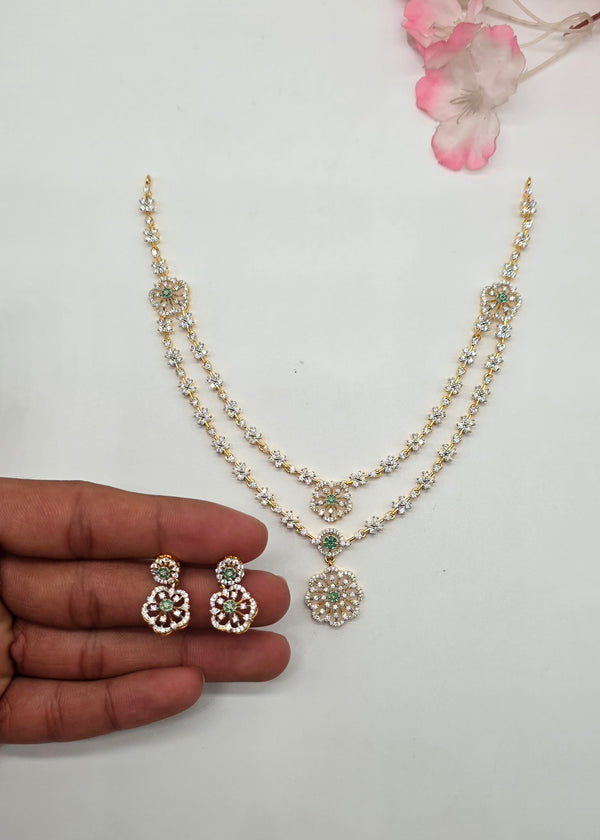 Silver Stone Necklace