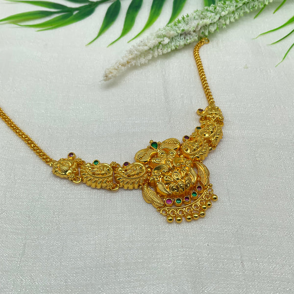 Silver Gold Polish Necklace GPN