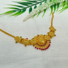 Silver Gold Polish Necklace GPN139