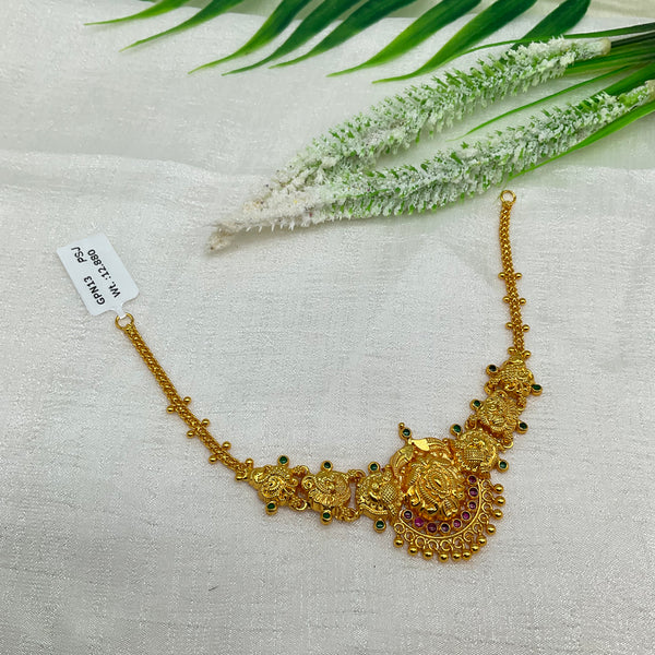 Silver Gold Polish Necklace GPN13