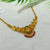 Silver Gold Polish Necklace GPN 388