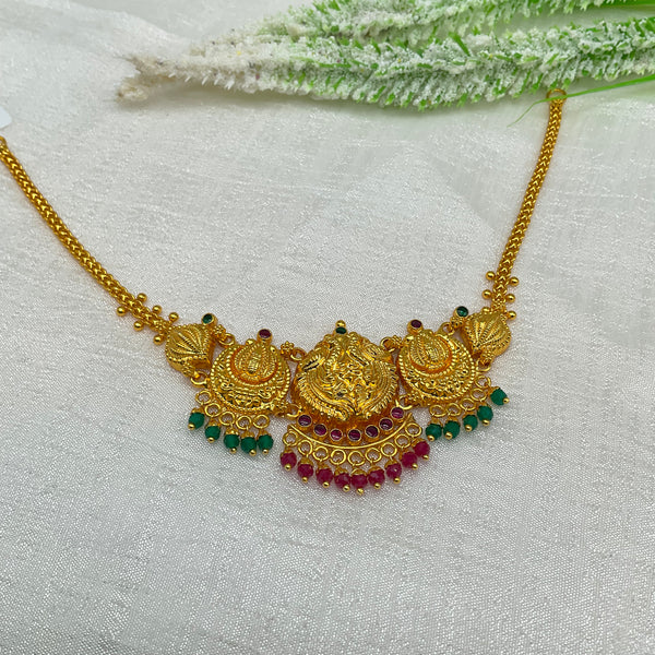 Silver Gold Polish Necklace GPN93