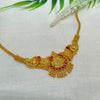 Silver Gold Polish Necklace GPN384