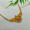 Silver Gold Polished Necklace GPN74