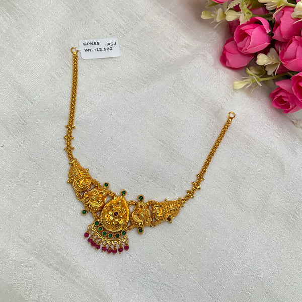 Silver Gold Polish Necklace GPN55