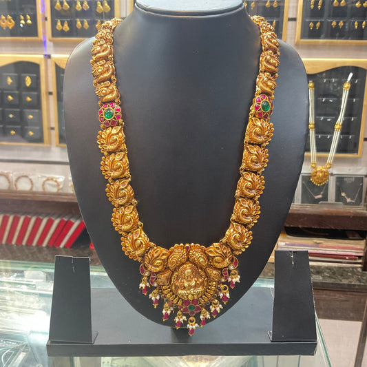 Silver Kundan Haram