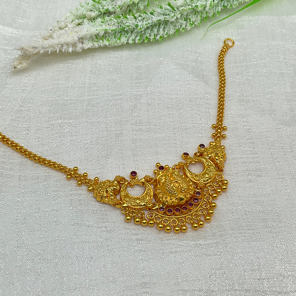 Silver Gold Polish Necklace GPN113