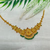 Silver Gold Polished Necklace GPN382