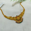 Silver Gold Polish Necklace GPN397
