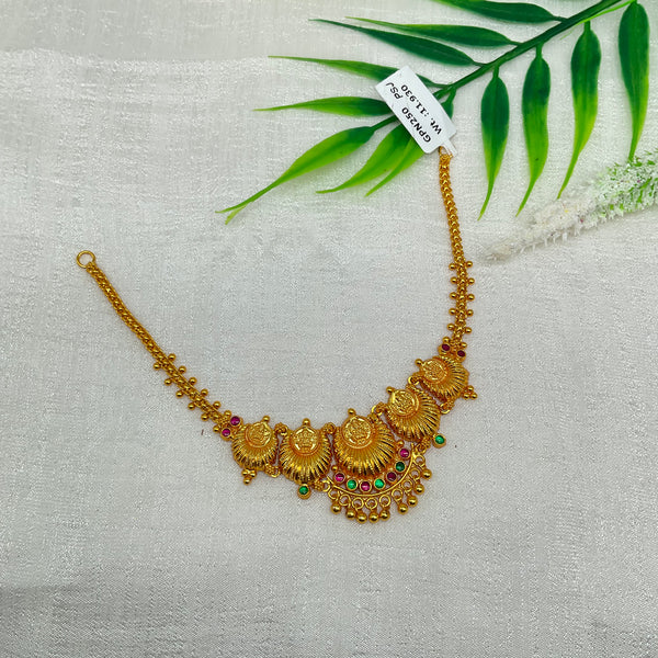 Silver Gold Polish Necklace GPN250