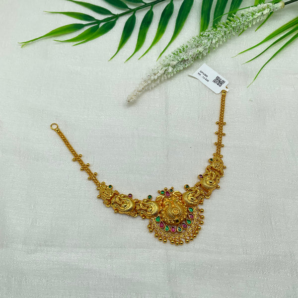 Silver Gold Polish Necklace GPN380