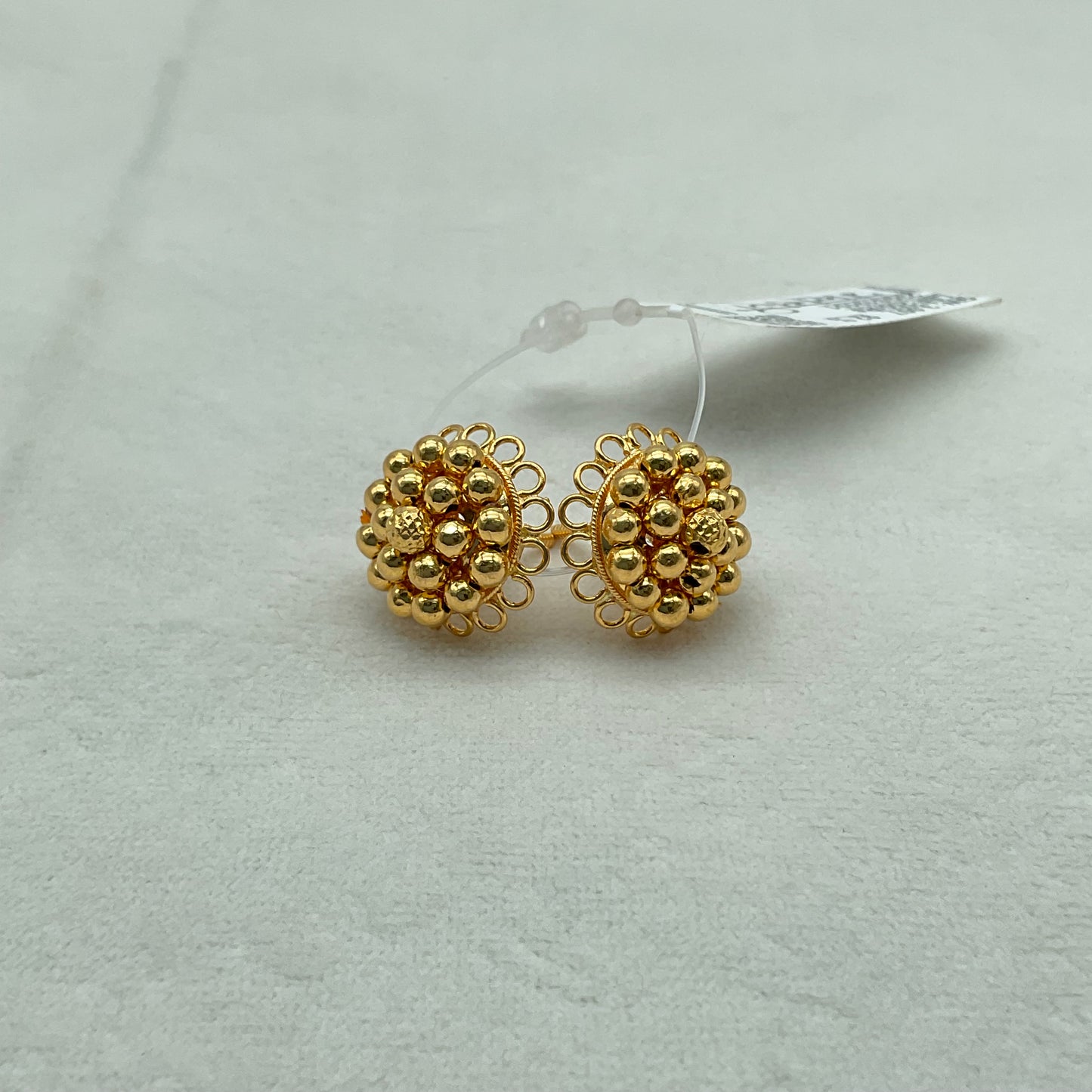 Gold Earrings 916% hallmark