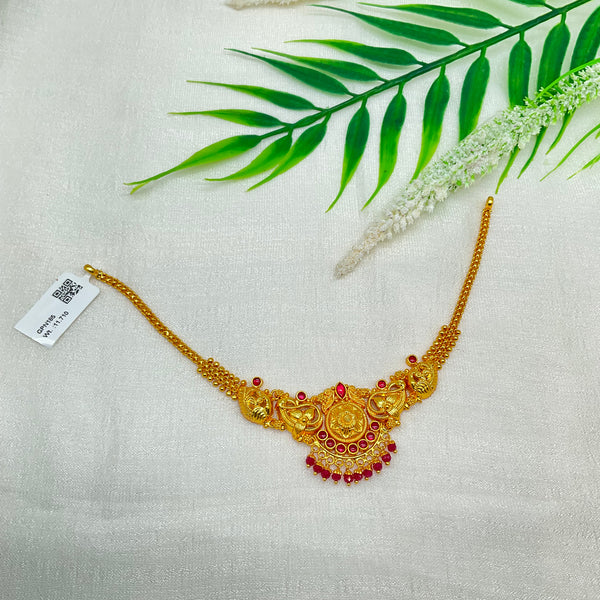 Silver Gold Polish Necklace GPN185