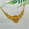 Silver Gold Polish Necklace GPN254