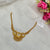 Silver Gold Polished Necklace GPN273