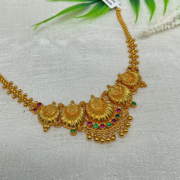 Silver Gold Polish Necklace GPN250