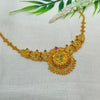 Silver Gold Polish Necklace GPN154