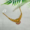Silver Gold Polish Necklace GPN 388