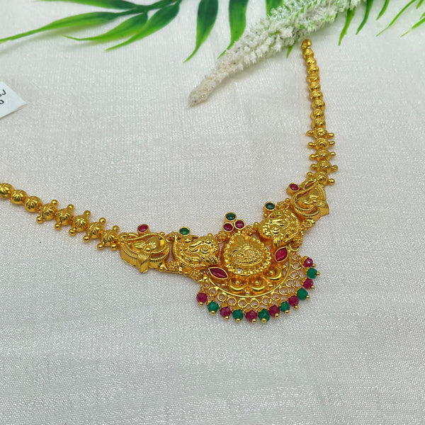 Silver Gold Necklace GPN386