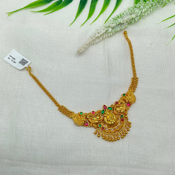 Silver Gold Polis Necklace GPN266