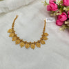 Silver Gold Polished Necklace GPN59