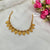 Silver Gold Polished Necklace GPN59