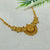 Silver Gold Polished Necklace GPN403