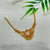 Silver Gold Polished Necklace GPN 112
