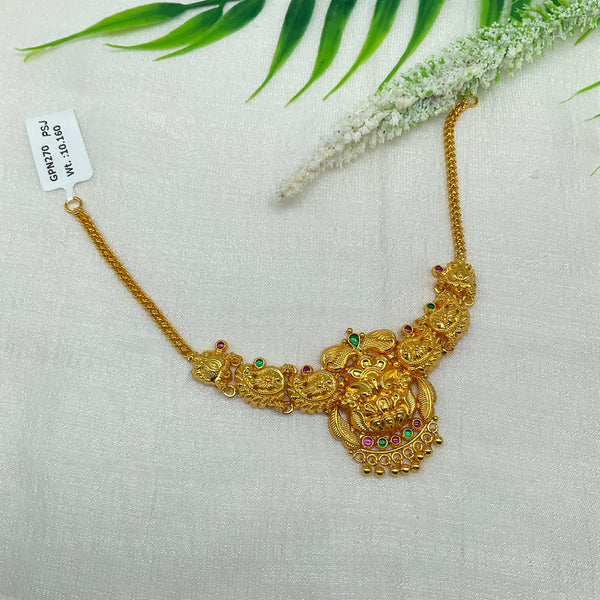 Silver Gold Polish Necklace GPN
