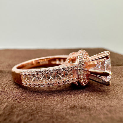 Rose Gold Silver Ring