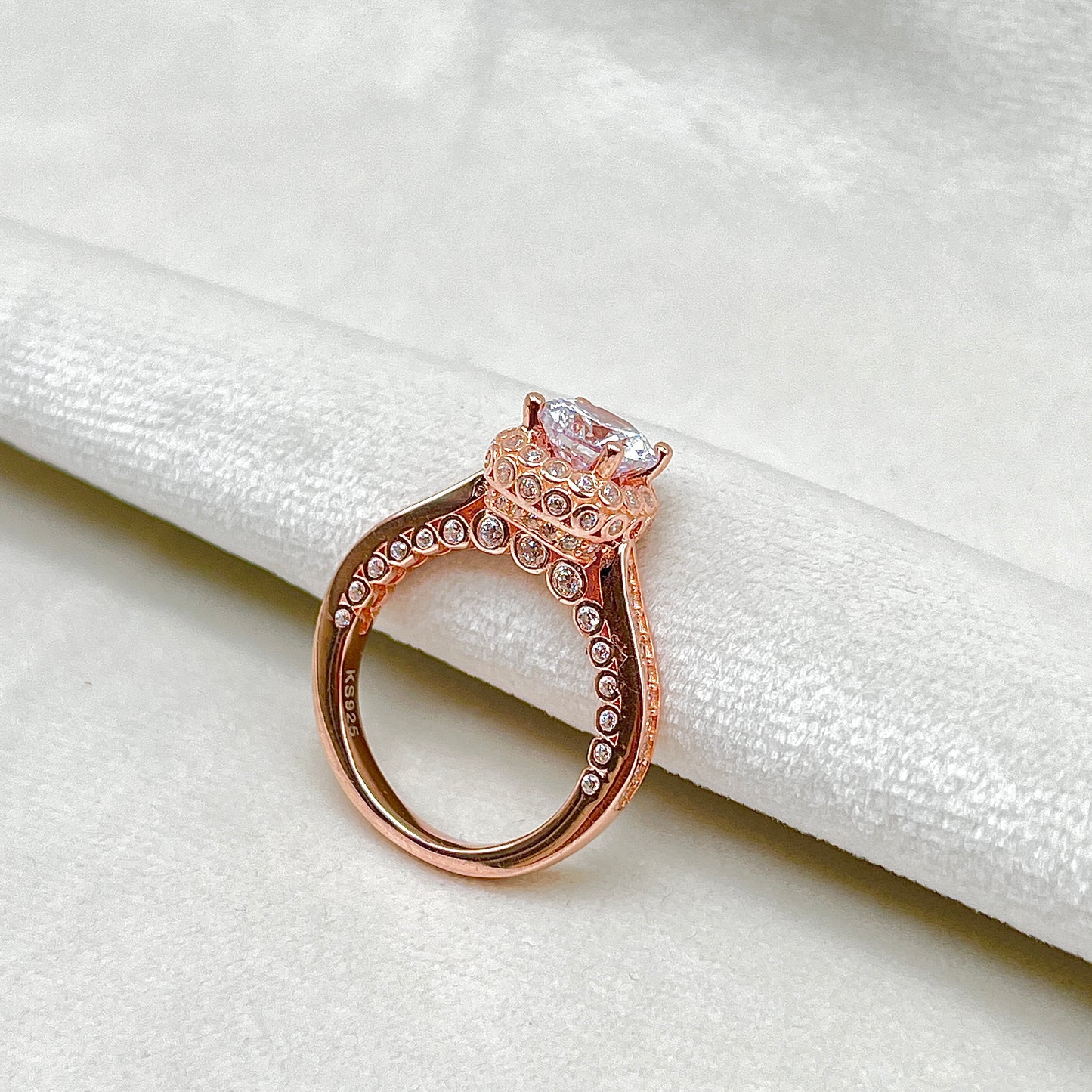 Silver Rosegold Premium Ring