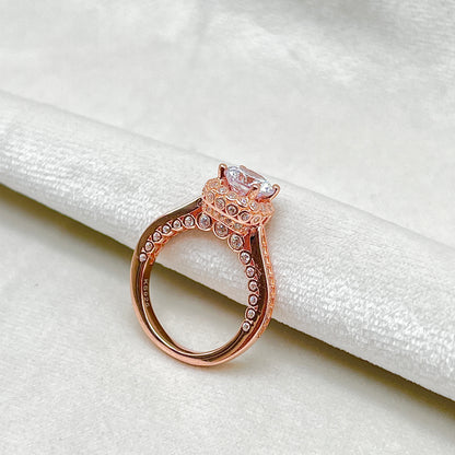 Silver Rosegold Premium Ring