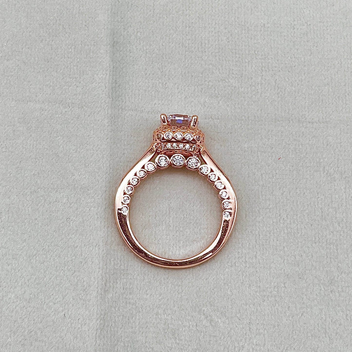 Silver Rosegold Premium Ring