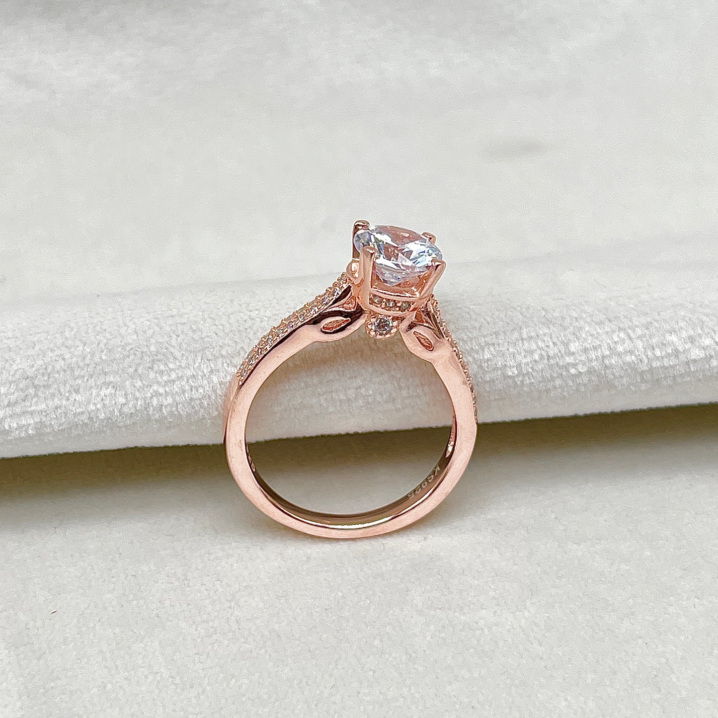 Silver Rose Gold Ring